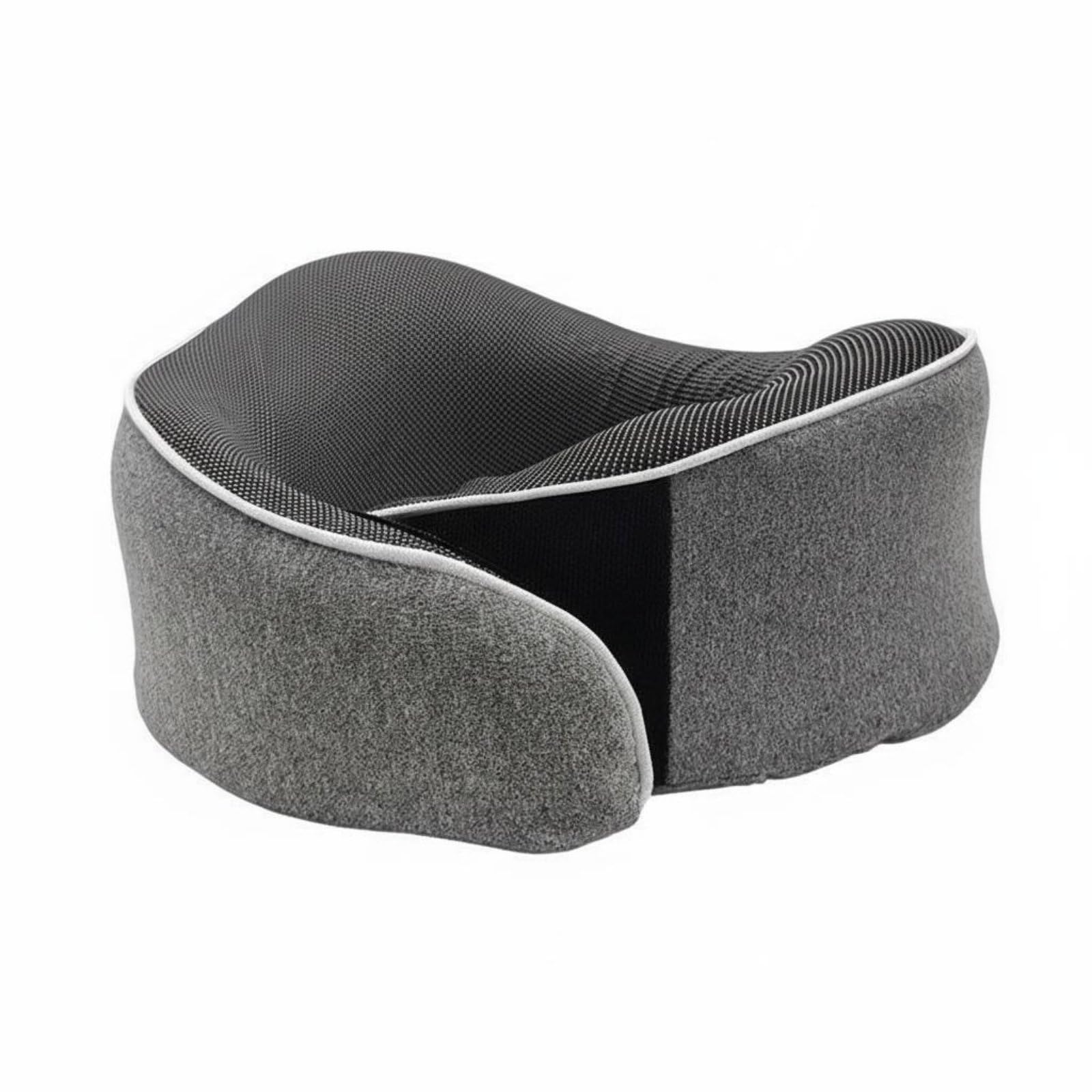 HEAVENGLOW Portable U-Shaped Travel Pillow Includes Carry Case Memory Foam Neck Pillow Compressible Memory Foam Neck Cushion Breathable Material for Travelers, Commuters, Office Workers, Car-picture-35