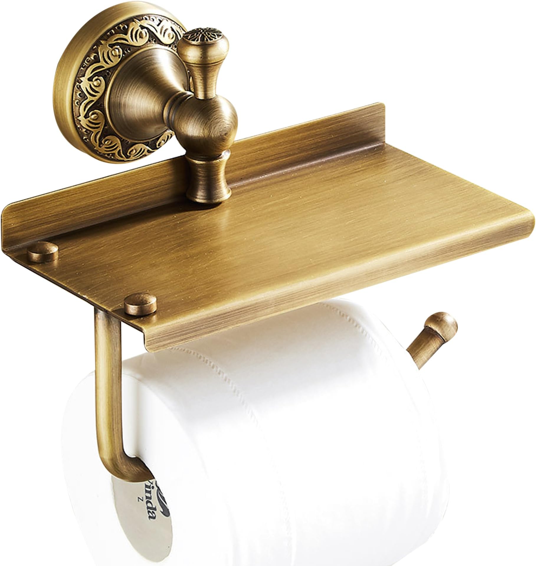 Amazon.com: Toilet Paper Holder, Brass Wall Mounted Bathroom Paper ...