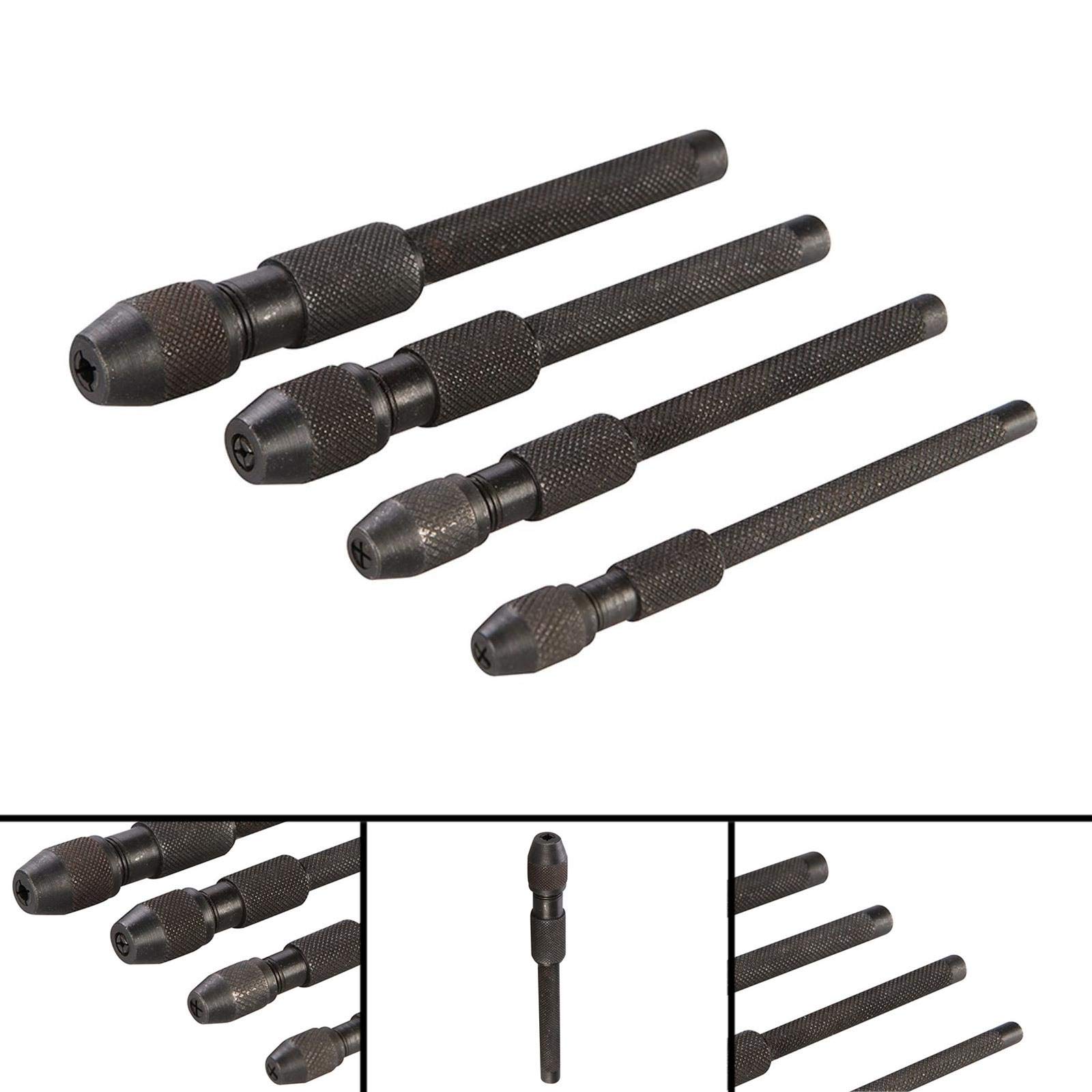 Dapetz Broche Vice Set 1mm 2mm 3mm 4mm Outil Manuel puissance Mandrin Porte-Mèche DIY