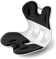 Vista 1 de Silla correctora de postura de apoyo lumbar para hombres, silla ergonómica portátil grande de apoyo para la espalda para corrección de postura