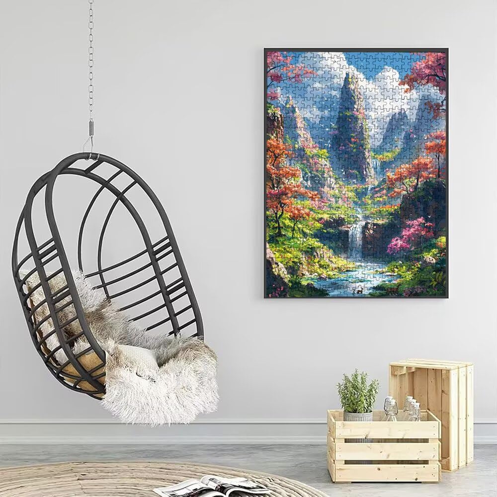 Puzzle 2000 elementów, Dream Forest Puzzle dla dorosłych, klasyczne puzzle, niemożliwe wyzwanie, gra zręcznościowa dla całej rodziny, gra edukacyjna puzzle, dekoracja domu DX0YL4-701