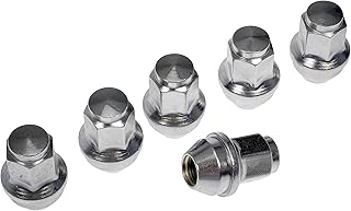 Dorman 611-008CD Wheel Nut M14-1.50 Metric - 21 mm Hex, 44.5 mm Length Compatible with Select Ford / Lincoln Models, 6 Pack (OE FIX)
