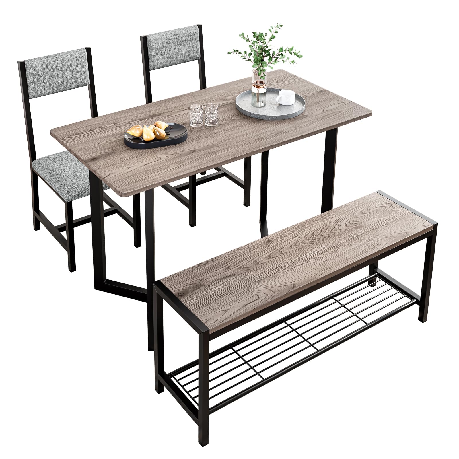 Conjunto de Mesa de Comedor ideal para cocina o comedor compacto