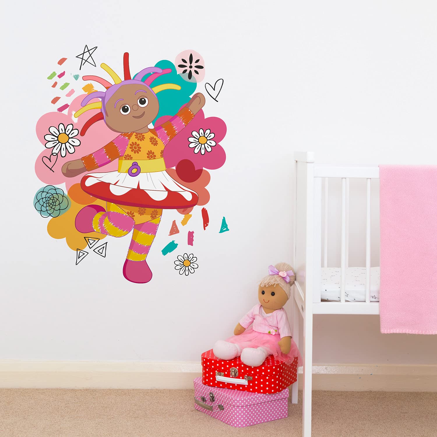 Upsy Daisy Cloud Wall Sticker (Regular Size) | Official in The Night Garden Wall Sticker