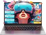 Laptop 14" Win 11 Laptop for Home Office, 6GB RAM 256GB SSD, Celeron N4020 Up to 2.8GHz, 1920×1080 FHD Notebook Computer, Portable Laptops with 5G WiFi laptops Cooling Fan, Gray, Ordinateur Portable