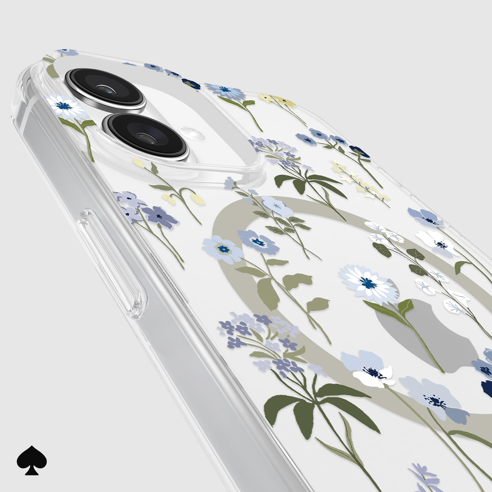 Kate Spade New York Etui na iPhone'a 16 Plus - kompatybilne z MagSafe - designerskie etui na telefon - Precious Bloom