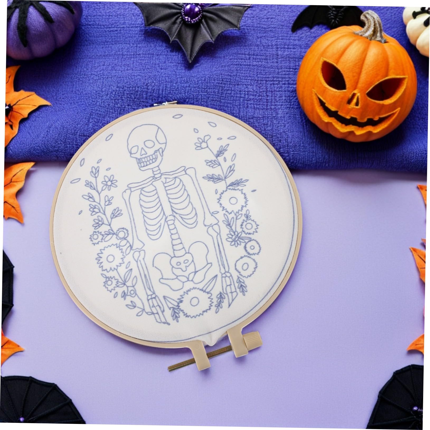 VILLFUL Kit De Bordado Para Principiantes Y Adultos Práctico Kit De Punto De Cruz A Mano De Aguja Perforadora De Punto De Cruz Para Adultos Y Principiantes