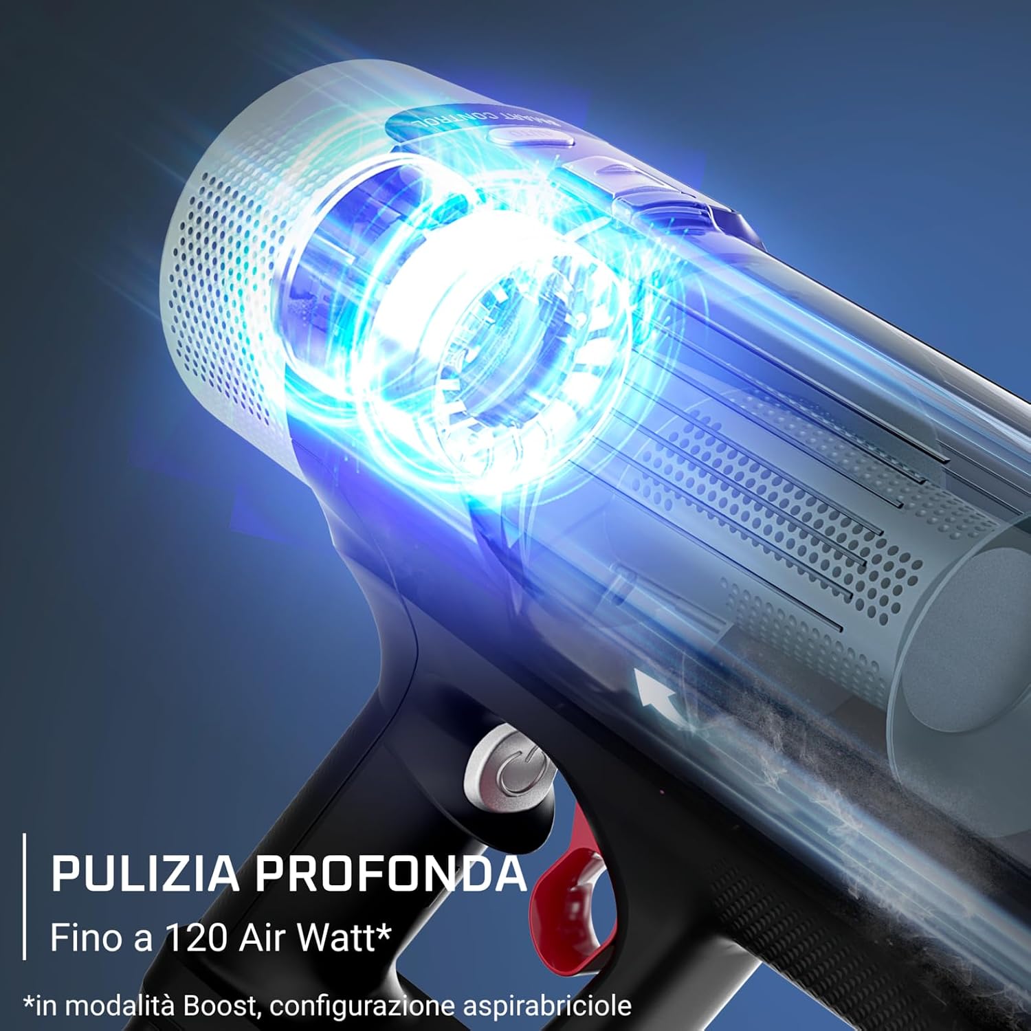 Rowenta X-Force Flex 10.80 Essential deep cleaning with LED brush