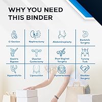 Vista 7 de NYOrtho Abdominal Binder 9" 3-Panel - Unisex Post-Surgery Compression Support Belt for Men and Women - Abdominal Wrap for Hernia, Back Pain, Muscle