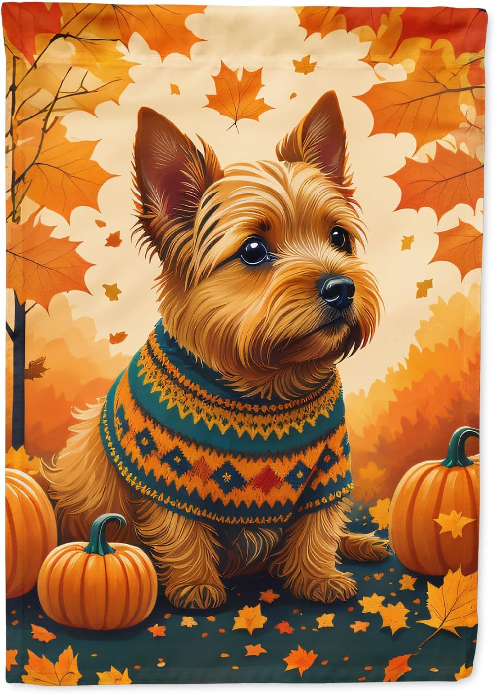 Caroline's Treasures DAC1038GF Cocker Spaniel Fall Garden Flag Mailbox Flag Decorative Yard Flag Banner Outside Patio Artwork Yard Flower Beds, Garden Size, Multicolor