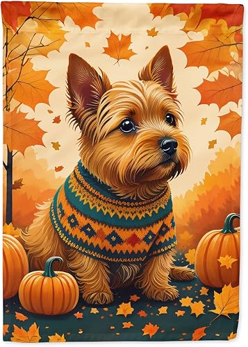 Miniatura 9 de Caroline's Treasures DAC1074CHF Siberian Husky Fall House Flag Large Porch Sleeve Pole Decorative Outside Yard Banner Artwork Wall Hanging,