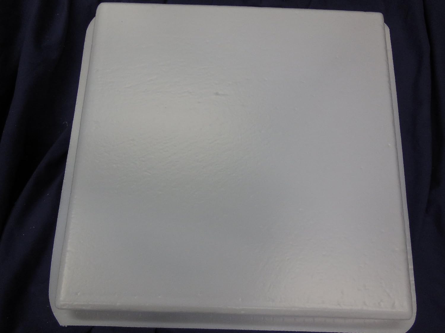 16 inch Square Slightly Textured Plastic Craft Mold use with Concrete or Cement for Making Stepping Stones 2020