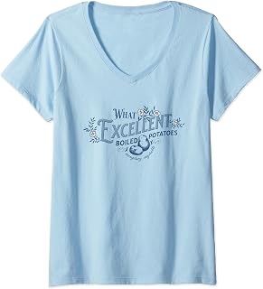 Womens What Excellent Boiled Potatoes Exemplary Vegetable V-Neck T-Shirt