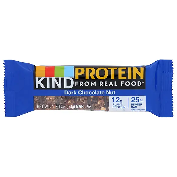 KIND Protein Bar, Double Dark Chocolate Nut, Gluten Free, 1.76 Oz 1