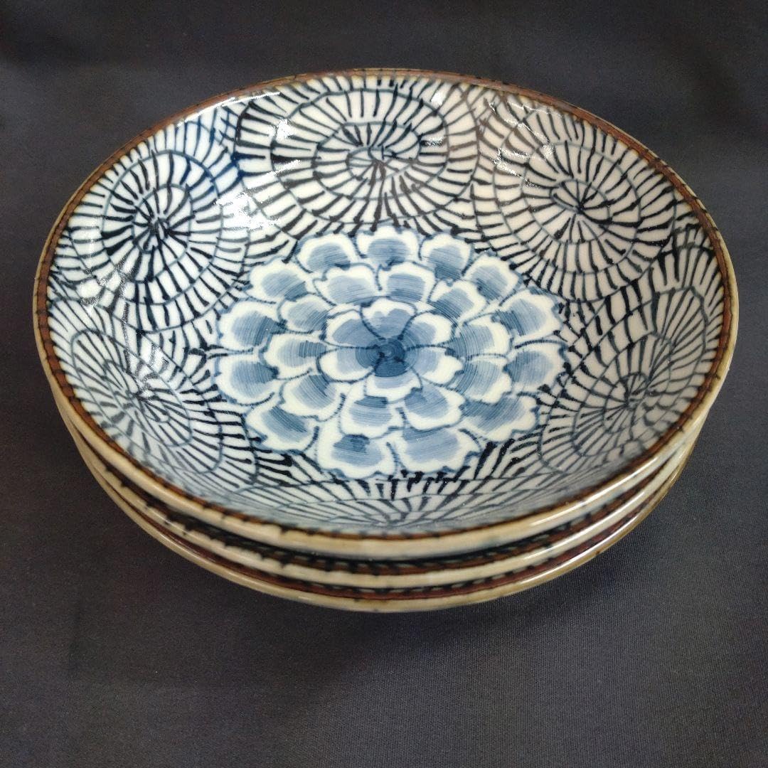 膳所焼　色絵　葦茶碗 膳所焼 色絵 葦茶碗 膳所焼 色絵 葦茶碗 希少／膳所焼／淡海ぜぜ／