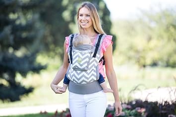 LILLEbaby 4-in-1 Essentials Original Ergonomic Baby & Child Carrier, Chevron - 100% Cotton