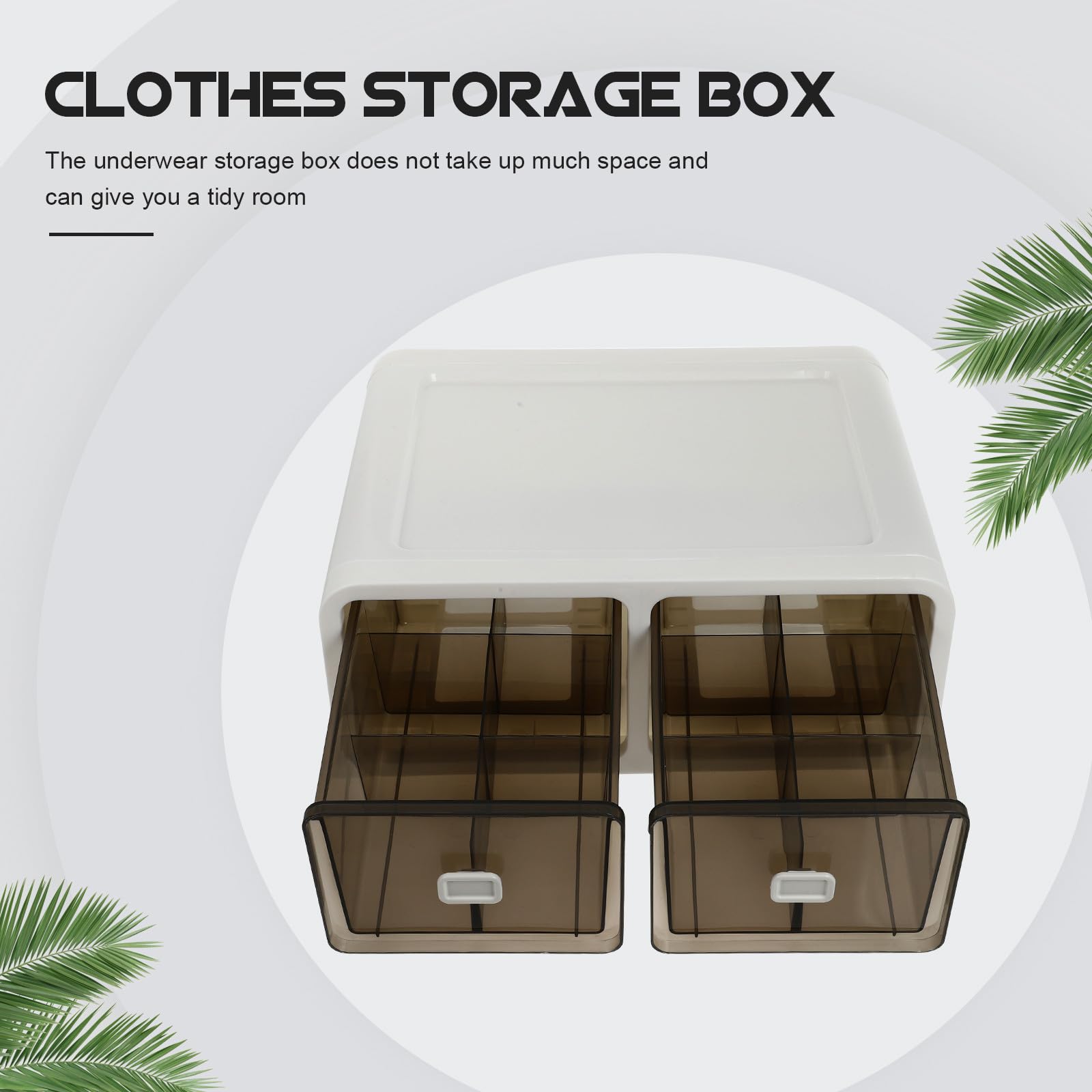 MAGICLULU Organisateur de Sous-vêtements Tiroir en Pp Résistant, Boîte de Rangement à 12 Compartiments, Pratique et Gain de Place pour Chaussettes et Cravates la Chambre
