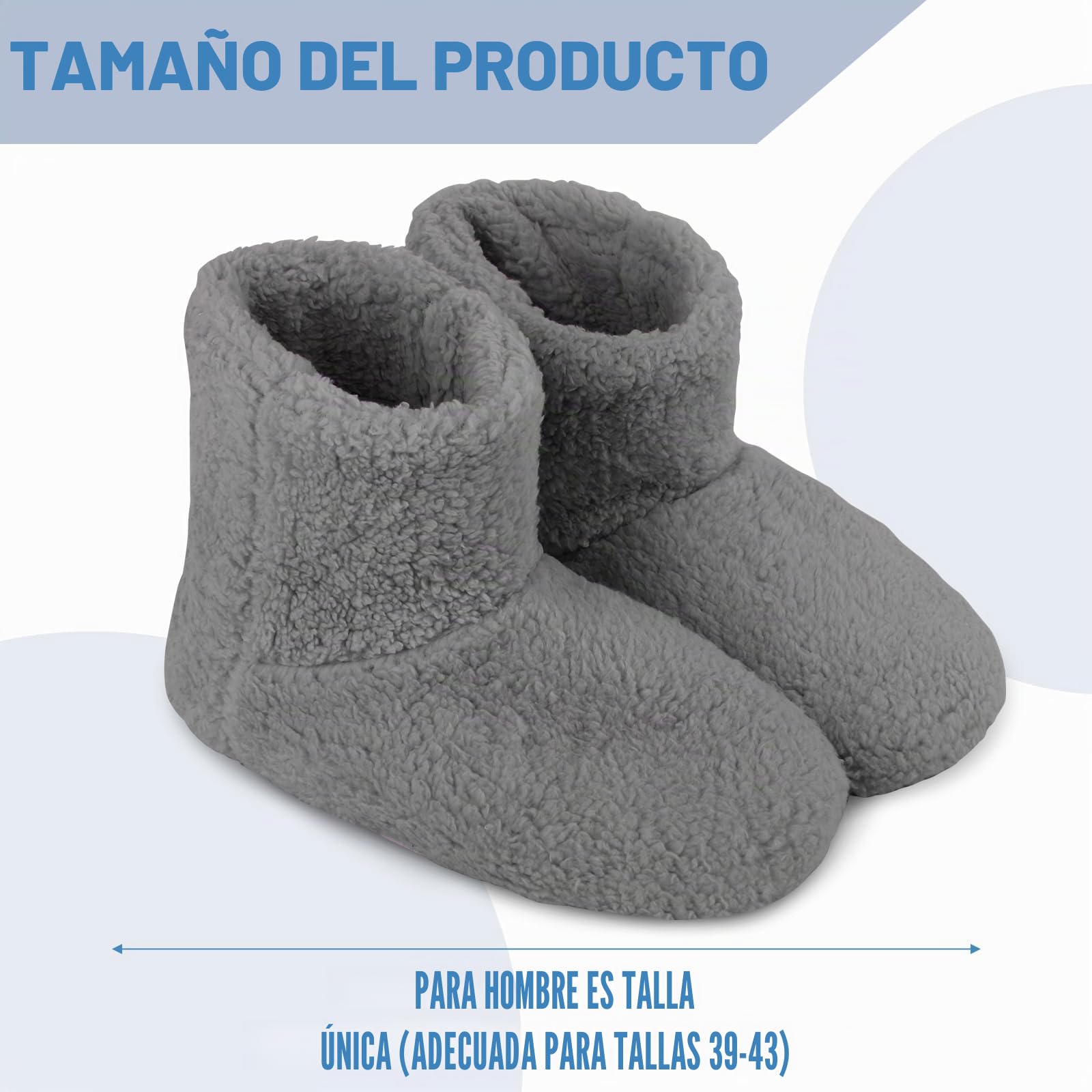 Calentador De Pies Electrico, Zapatillas Con Calefacción Eléctrica, Zapatillas De Calefacción Por USB, Calentadores De Pies Eléctricos, Zapatill Calefactables Para Adultos Interior Y Exterior (39-43)