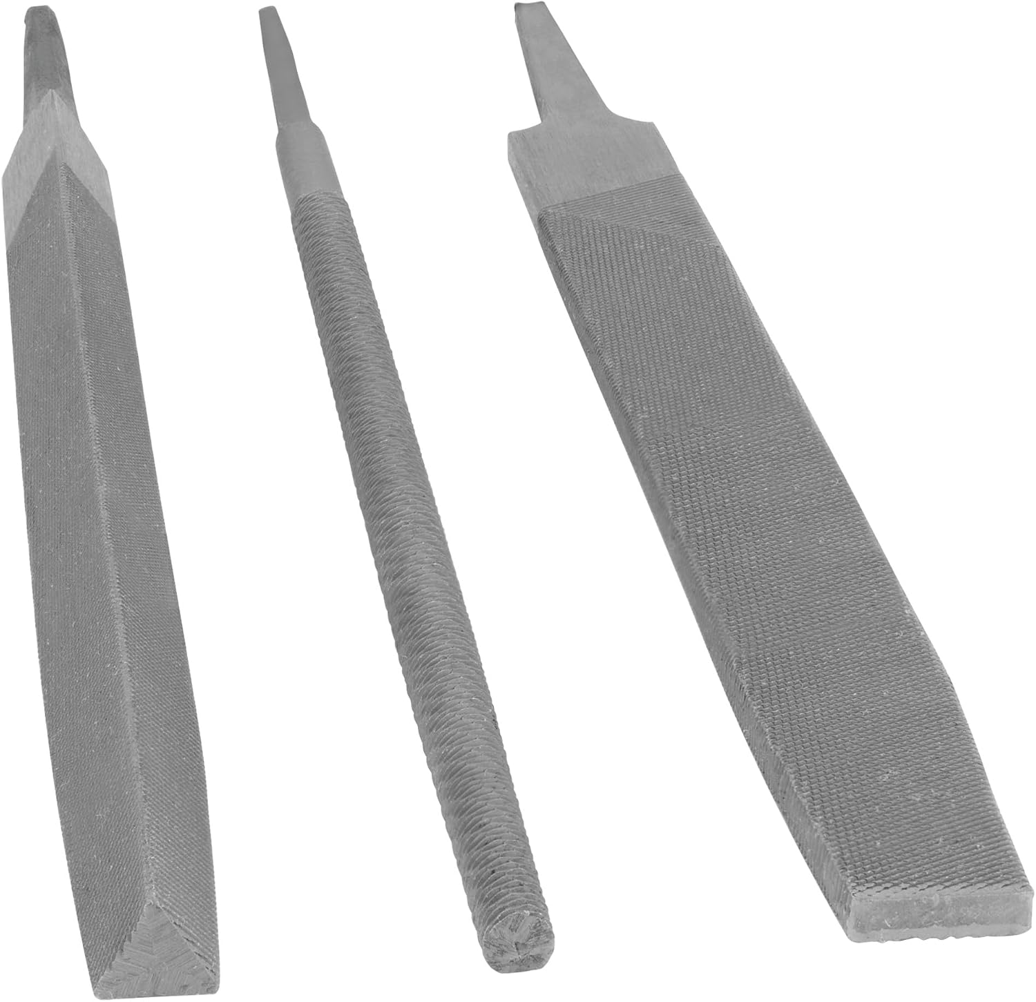 Performance Tool W7549 Multipurpose File Set (17 Pieces) - High-Carbon Steel, Rubber-Coated Handles, File Brush