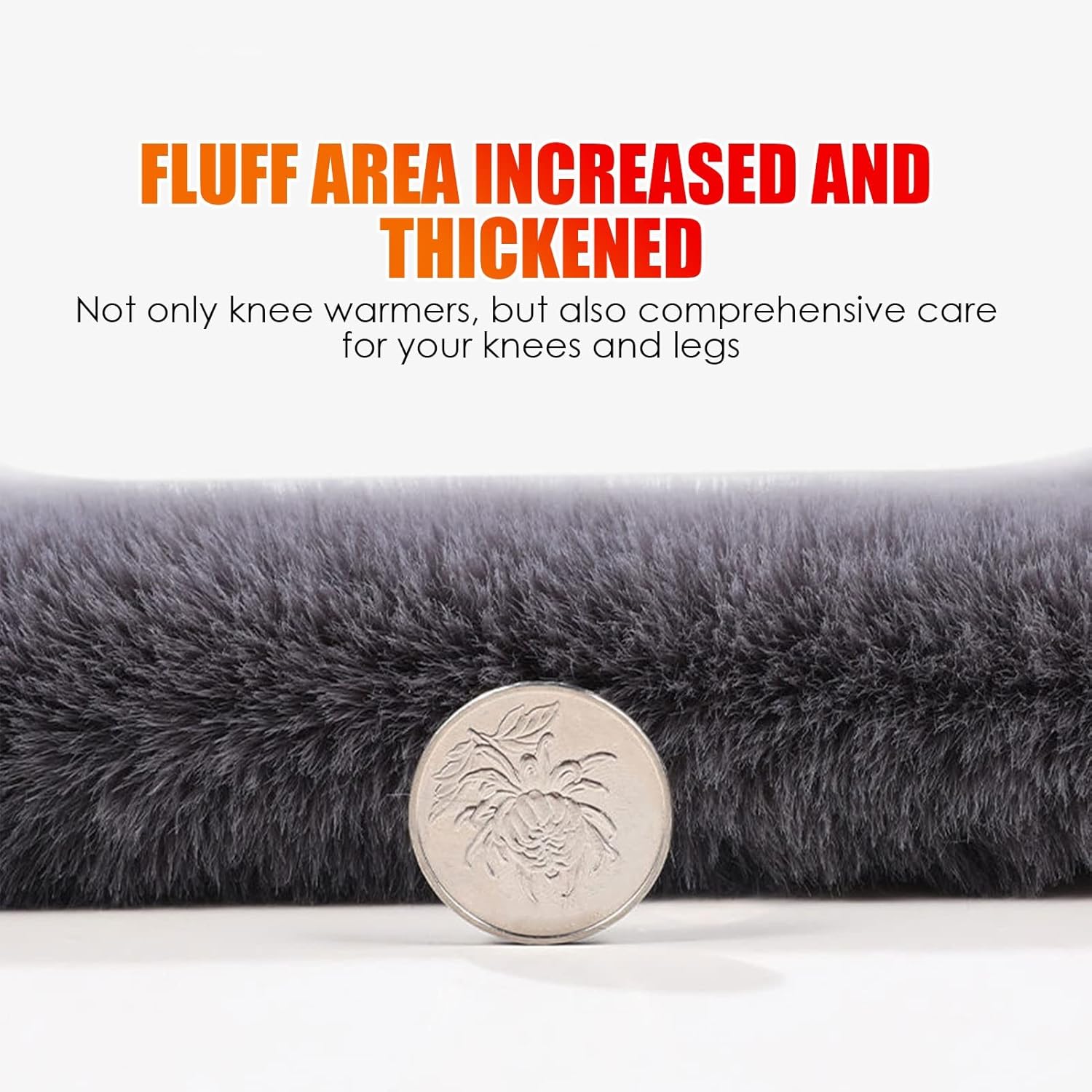 Knee Sleeves Leg Warmers Winter Plush Pads Warmer Skiing Cycling Running