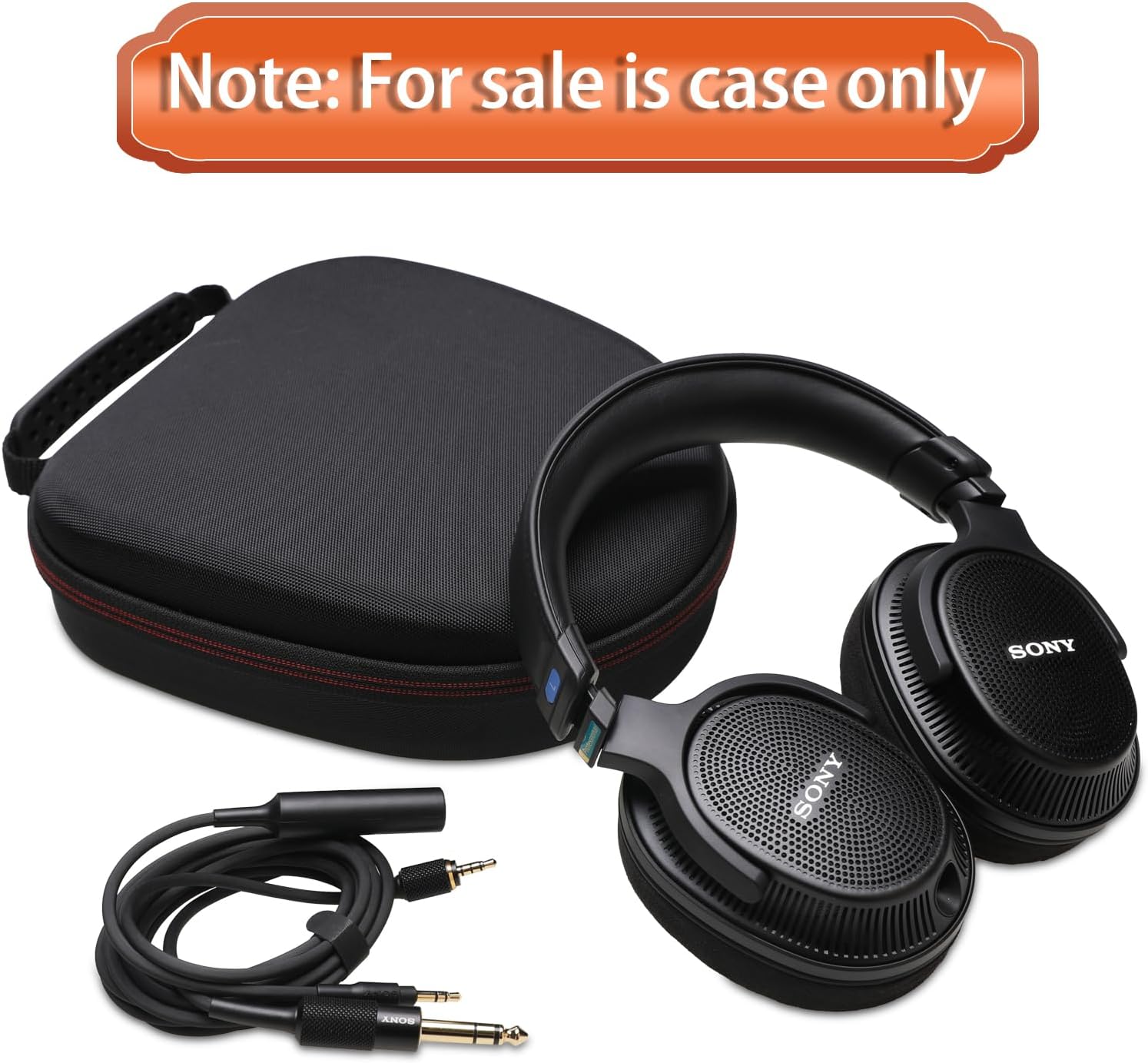 LTGEM Case Compatible with Sony MDR-MV1 / MDR-M1 / MDR-M1ST Open Back Reference Monitor Headphones(Case Only)