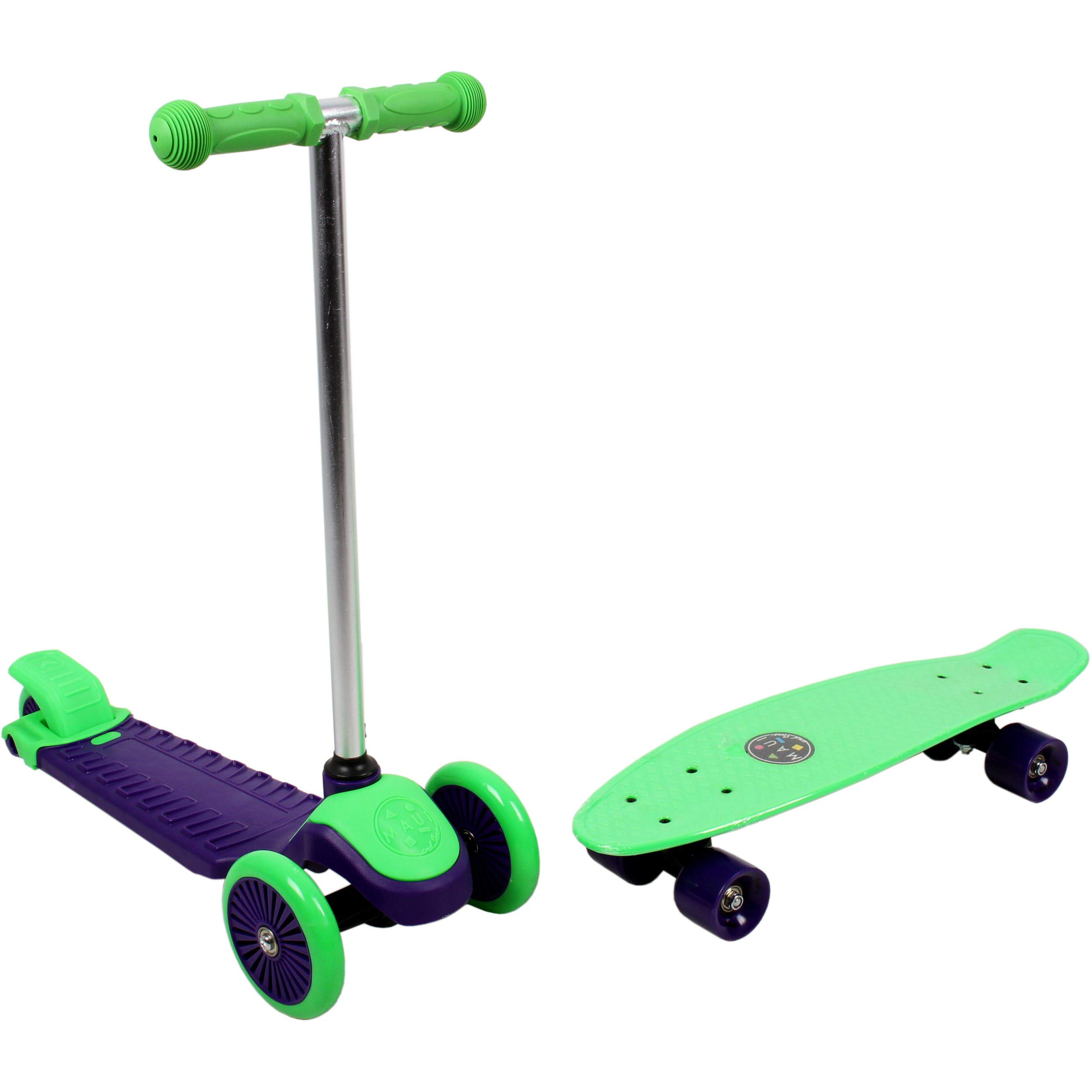 Maui and Sons Beginner Scooter Skateboard Combo