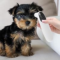 Vista 4 de Rechargeable Non-Contact Pet Ear Thermometer with LED Display for Dogs Cats Accurate Temperature Measurement Plastic Animal Thermometer