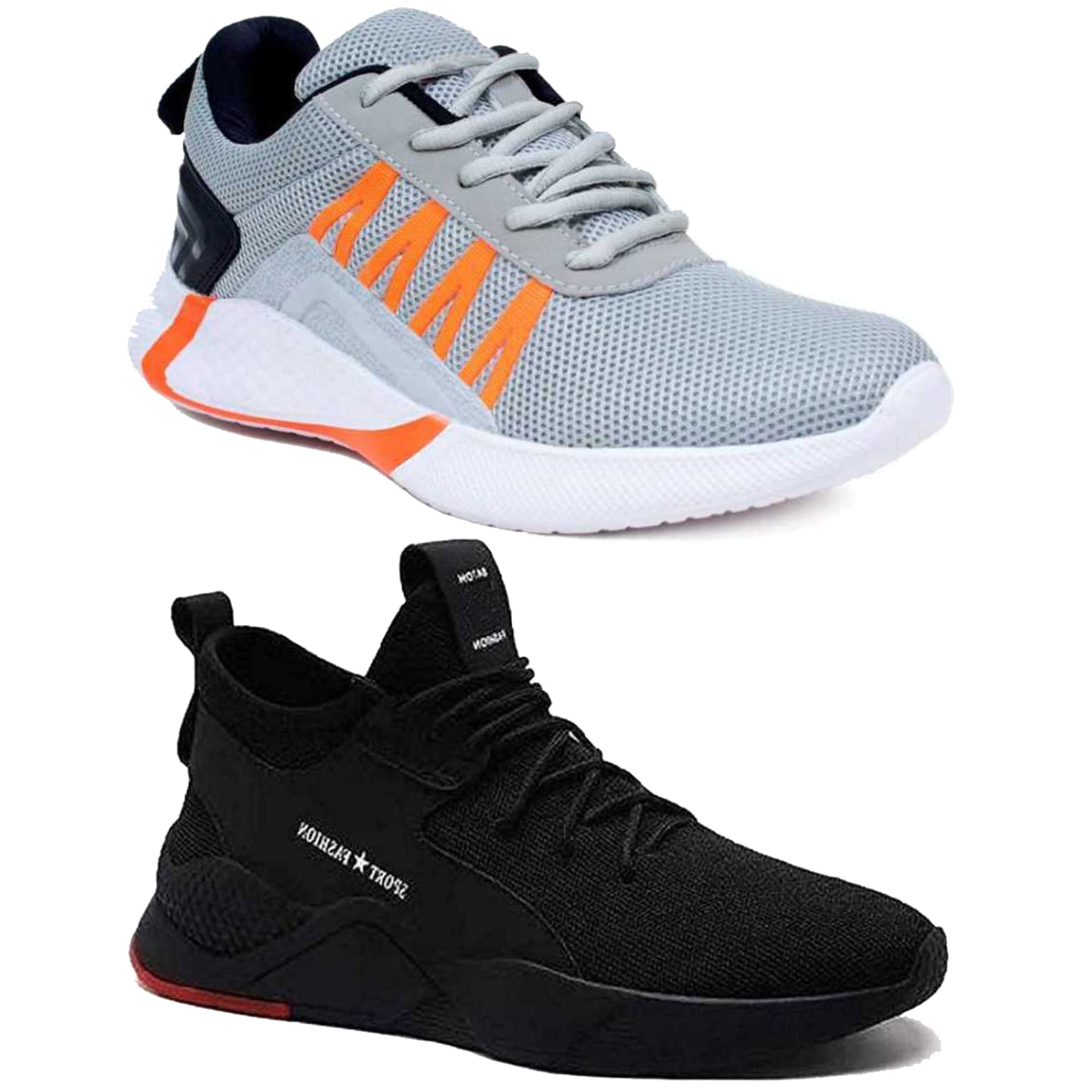 BERSACHE Sports Shoes for Kids|Latest Stylish Sports Shoes for Boys|Lace-Up Lightweight Multicolour Shoes for Running, Walking, Gym,Trekking and Hiking Shoes for Kids (Pack of 2) Combo(AL)-1720-1658 (B09ZPQ2YKF) Amazon Price History, Amazon Price Tracker