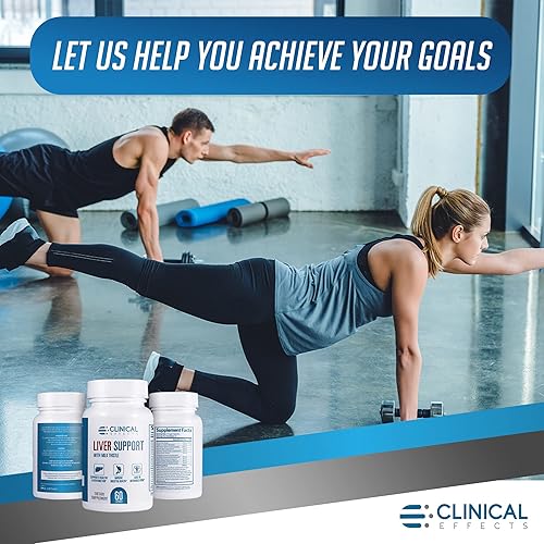 Miniatura 7 de Clinical Effects Apoyo hepático - Suplemento natural de cardo mariano y zinc - Paquete de 3 - Ayuda a desintoxicar y limpiar el hígado - Apoya la