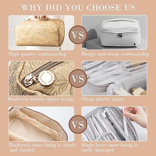 Miniatura 6 de Bolsa de maquillaje de viaje, Cuadros - Negro