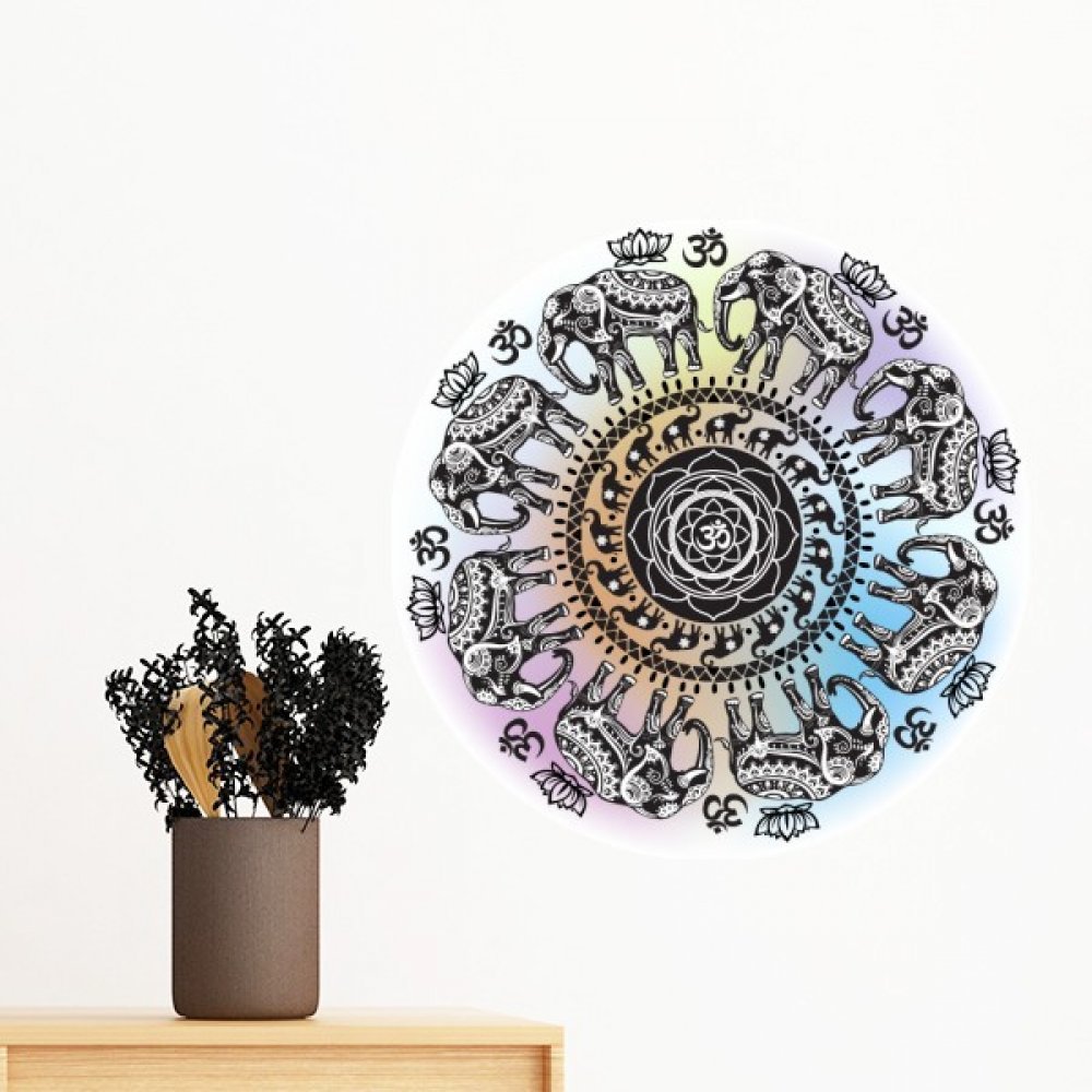Sticker éléphant amovible grand format 60cm pour déco de chambre