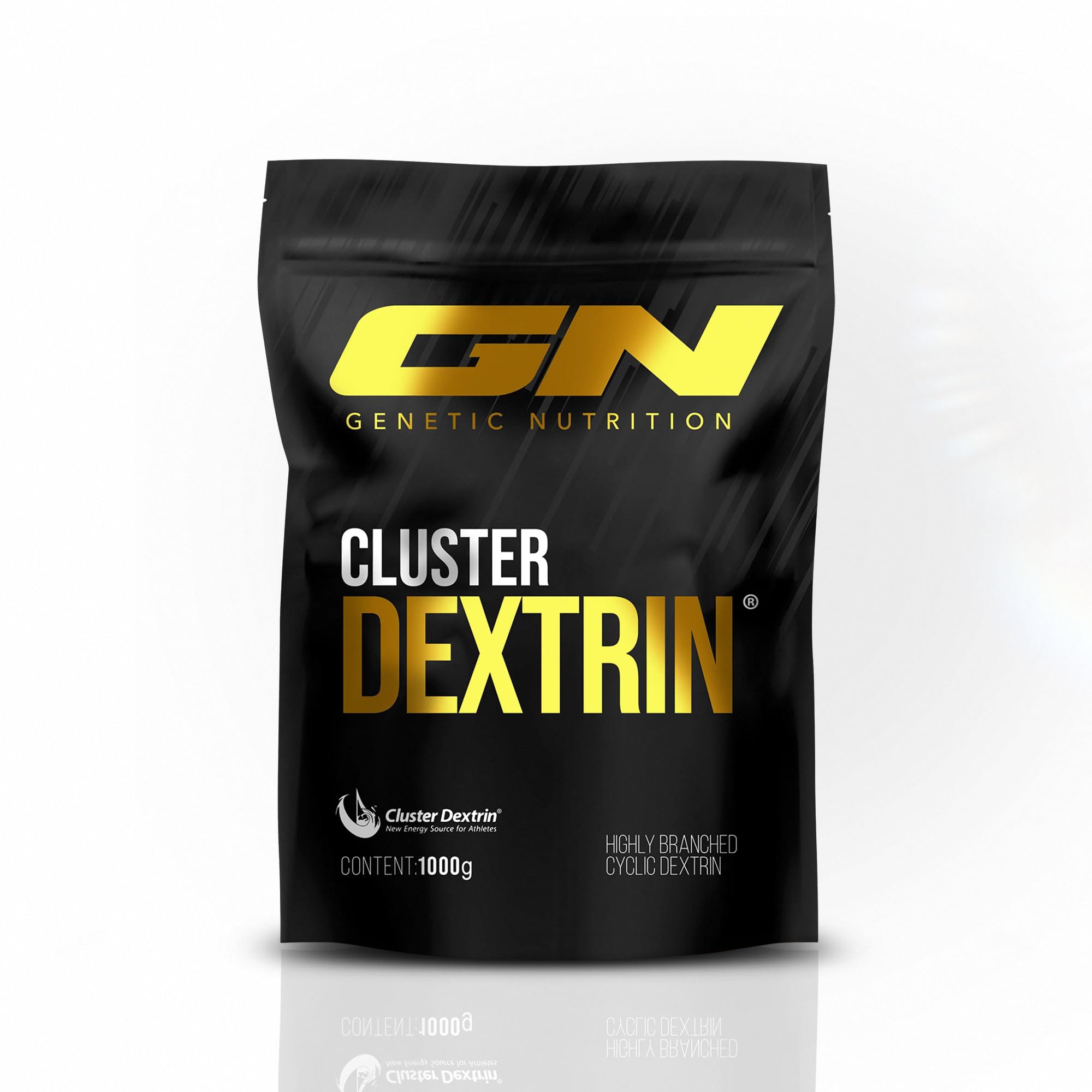 GN Laboratories Cyclic Dextrin (Cluster Dextrin®) 1000g – Hochverzweigtes zyklisches Dextrin – Feines Kohlenhydrate Pulver – Hohe Bioverfügbarkeit - Vegan - Made in Germany