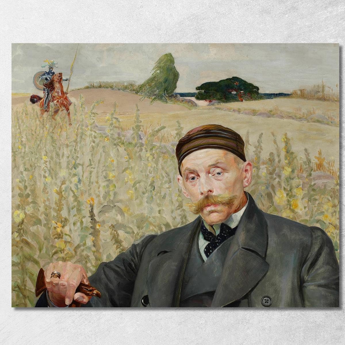Tableau Portrait de Waclaw Karczewski Jacek Malczewski jml168 - Toile encadrée 125x100cm