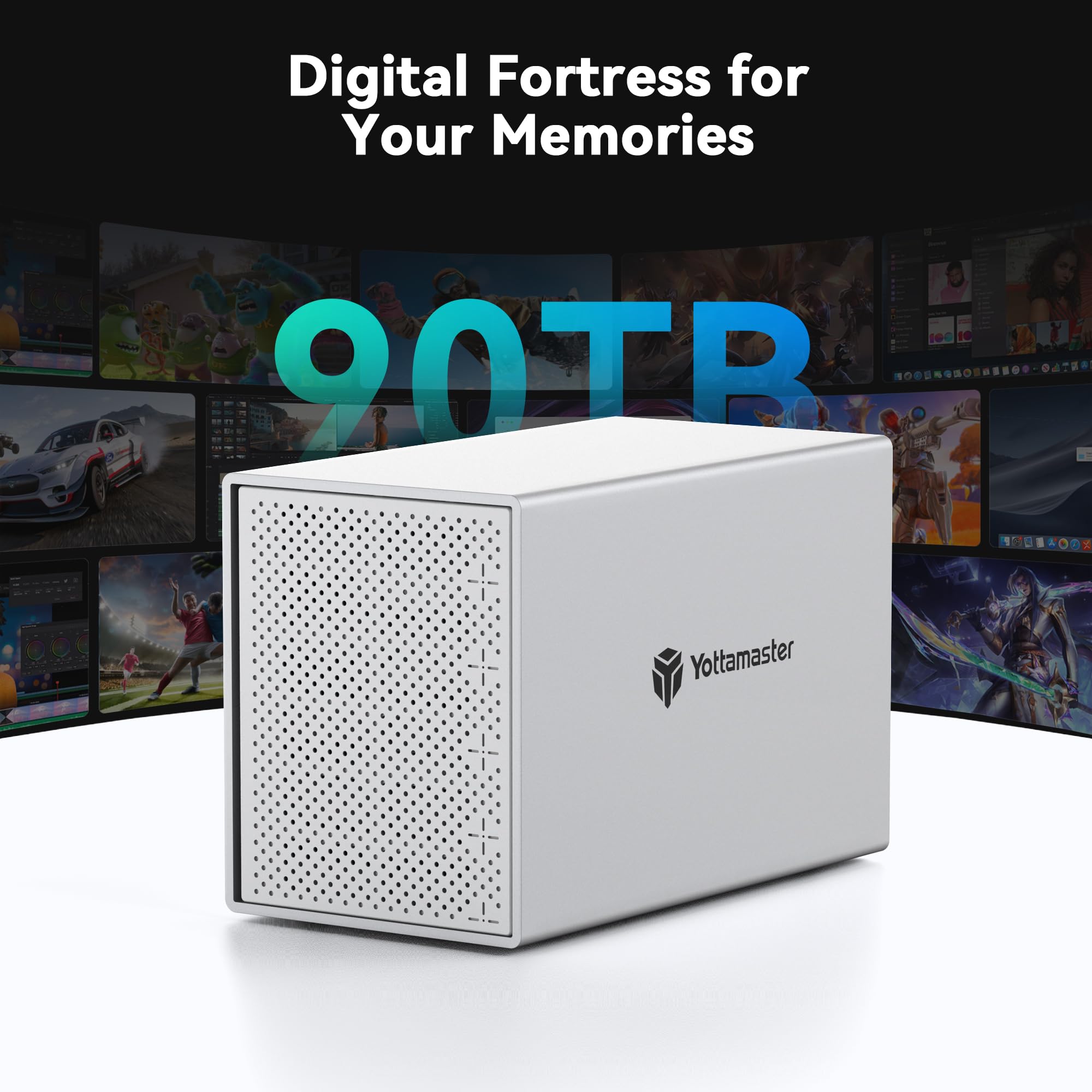 Amazon.com: Yottamaster 5 Bay External Hard Drive Enclosure