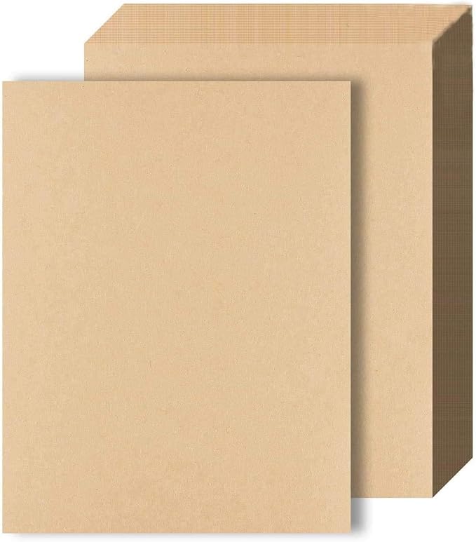 A4 Kraft Paper 100 Sheets Recyclable Brown Kraft Paper Cards for Inkjet