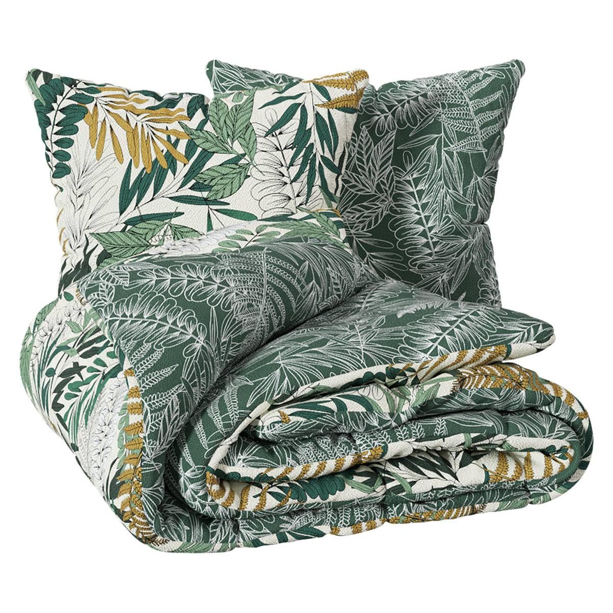 Atmosphera - Juego de Cama 'Tropik' de algodón 240 x 220 cm