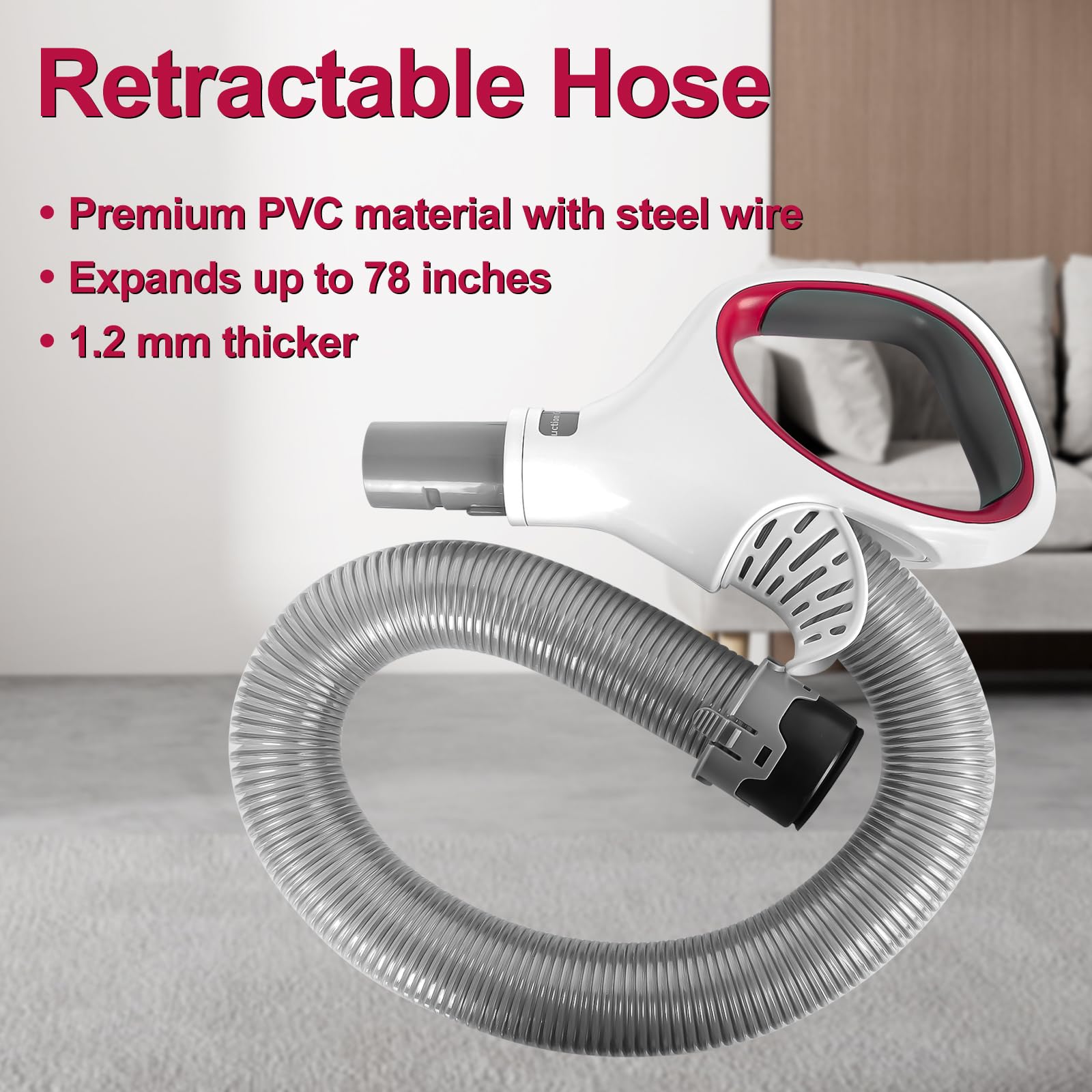 Upgraded Shark Vacuum Hose Handle Replacement - Perfect Fit For NV500, NV501, NV502 Series & More Rotator Models
