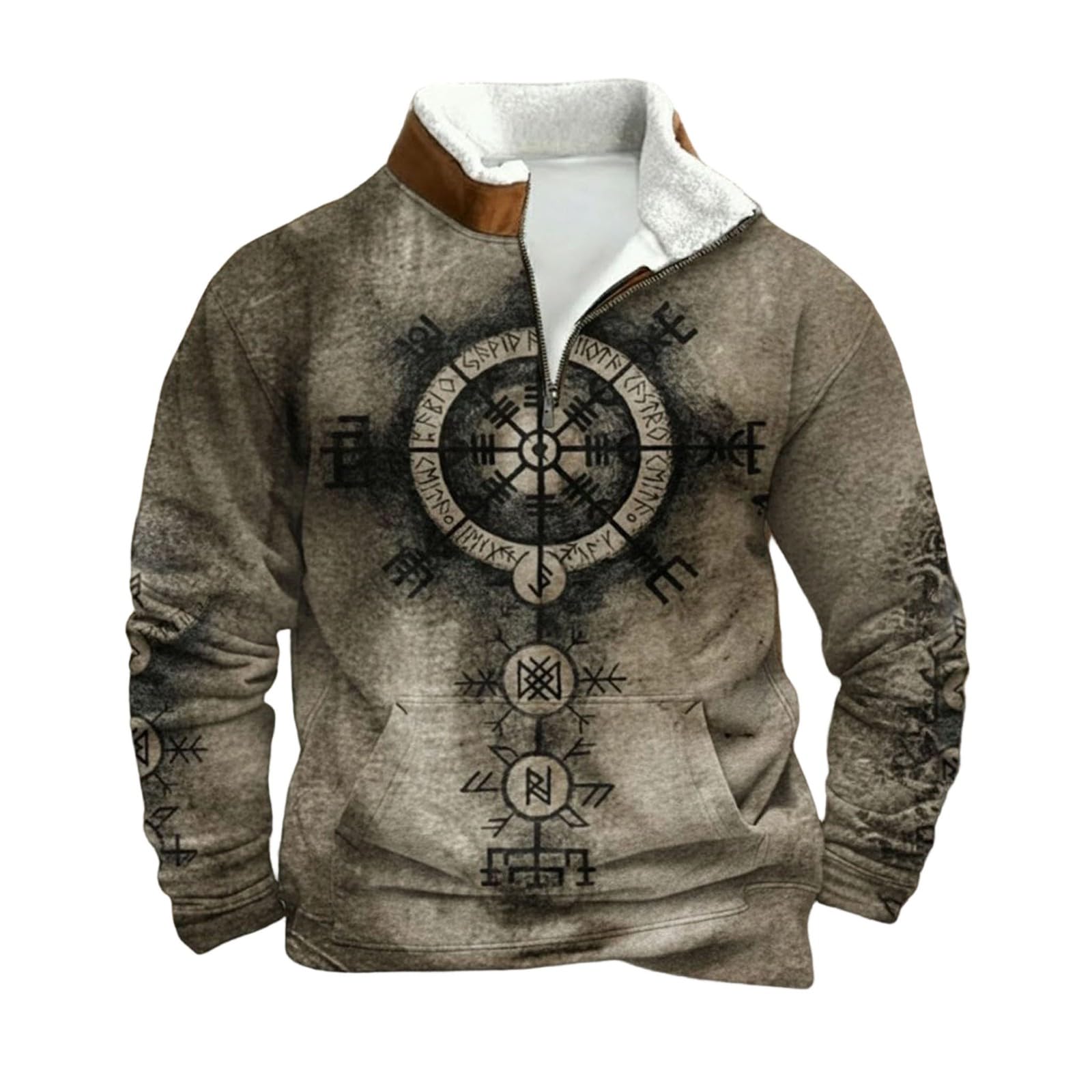 Sweat-shirt pull en tricoté chaud pour éviter le froid de l'hiver