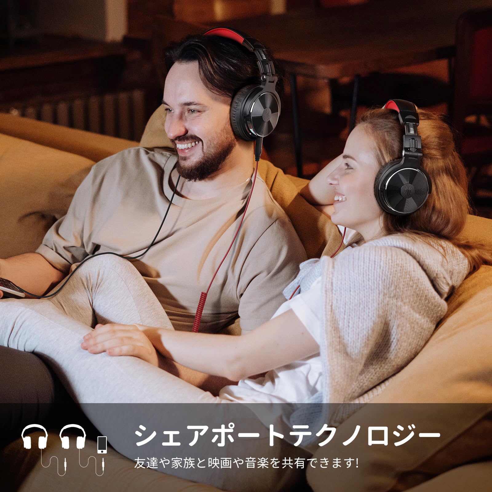 Amazon.co.jp: OneOdio Pro 10 オーバーイヤーヘッドホン 有線 低音