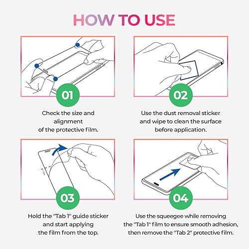 Miniatura 7 de SIELO Paquete de 2 Protector de pantalla mate de precisión coreana para iPhone 12 mini, película de Paperfeel inastillable antirreflejos y