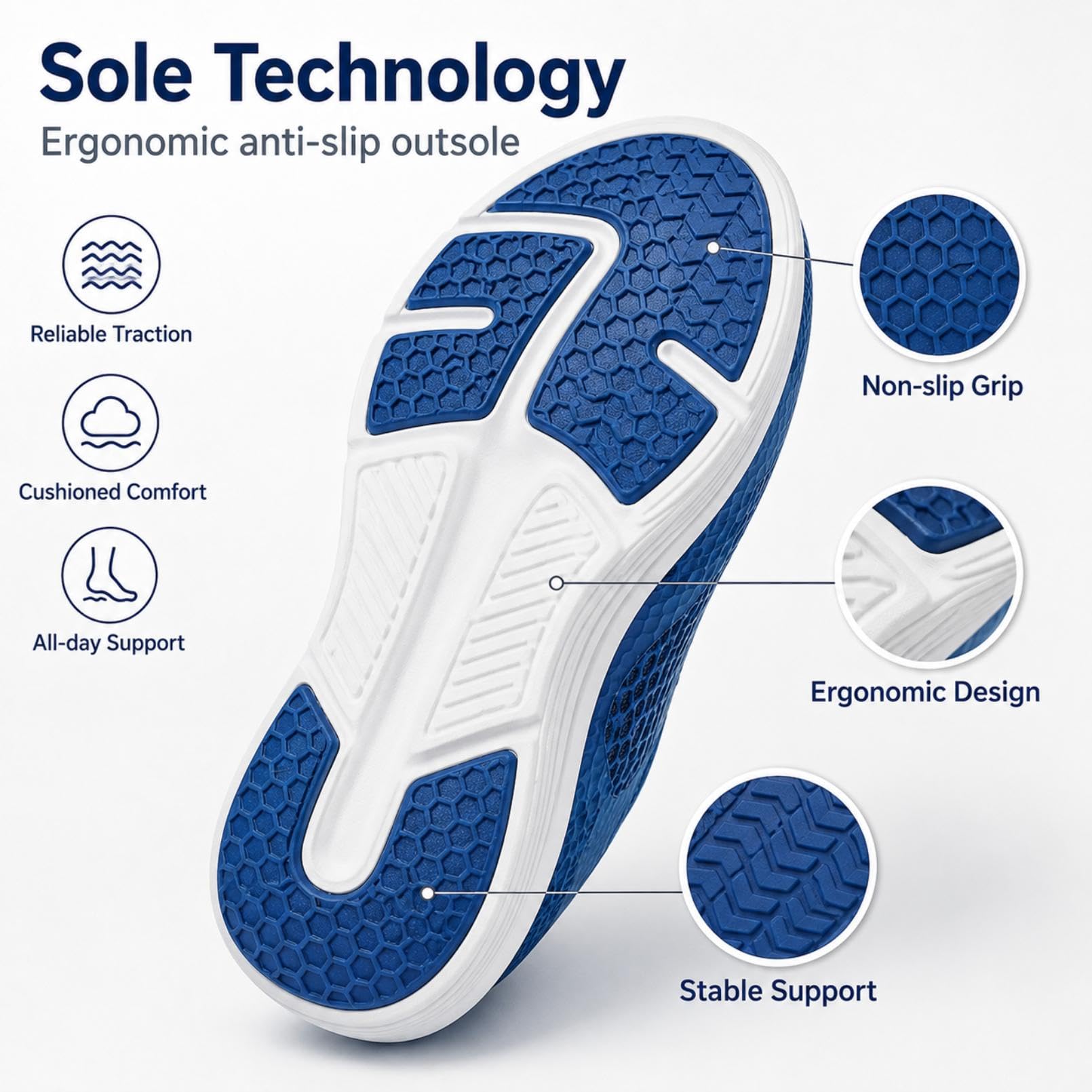 Generisch Diabetische Schuhe Herren Damen Orthopädische Walking Sneaker Extra Breit