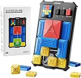 GiiKER Super Slide Puzzle Games, Plus de 500 défis Originaux, Casse-tête, Jouets pour Enfants et Adolescents, Jeux de Voyage, Cadeaux d'anniversaire, activités pour Les Voyages en Voiture - 1