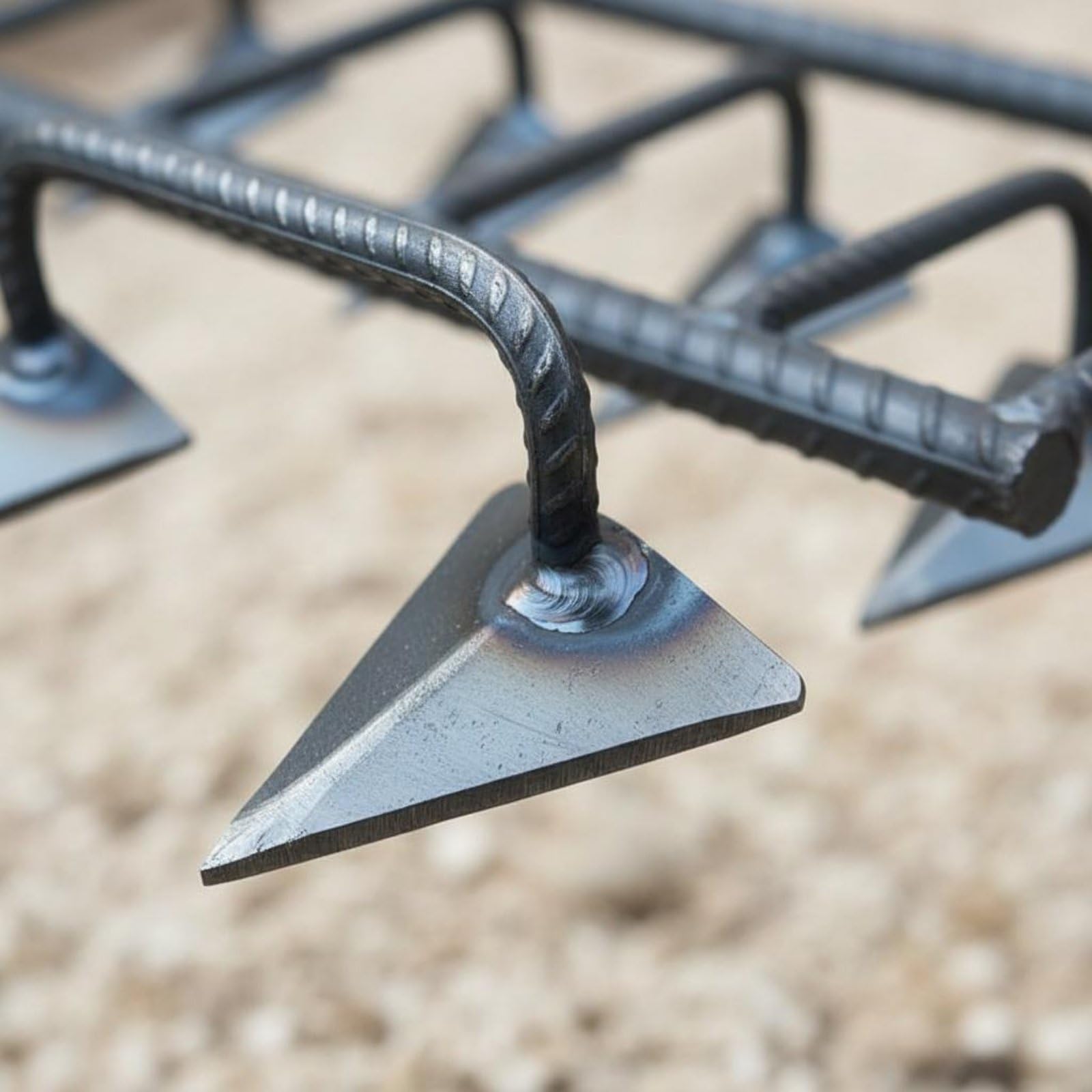 Zappa per Scavi Profondi Multiuso Struttura in Acciaio Rinforzato Denti Multipli per Lavorazione Terreno Adatto a Orto Giardino Fattoria Lavori Agricoli, 7 Denti