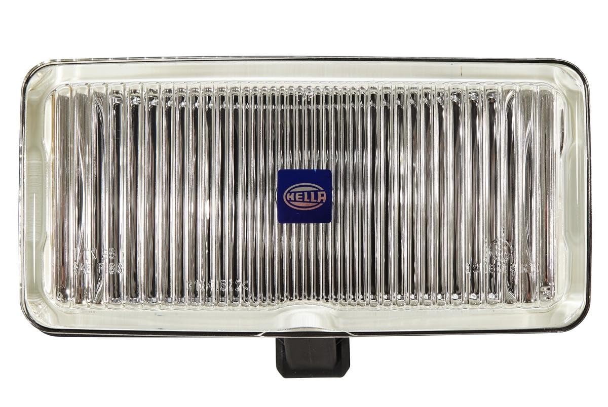 HELLA 1ND 005 700-461 Halógena-Faro antiniebla - Comet 550 - 12/24V - rectangular - montaje exterior/Montaje - Tulipa endurecida - Color de tulipa: transparente - izquierda/derecha