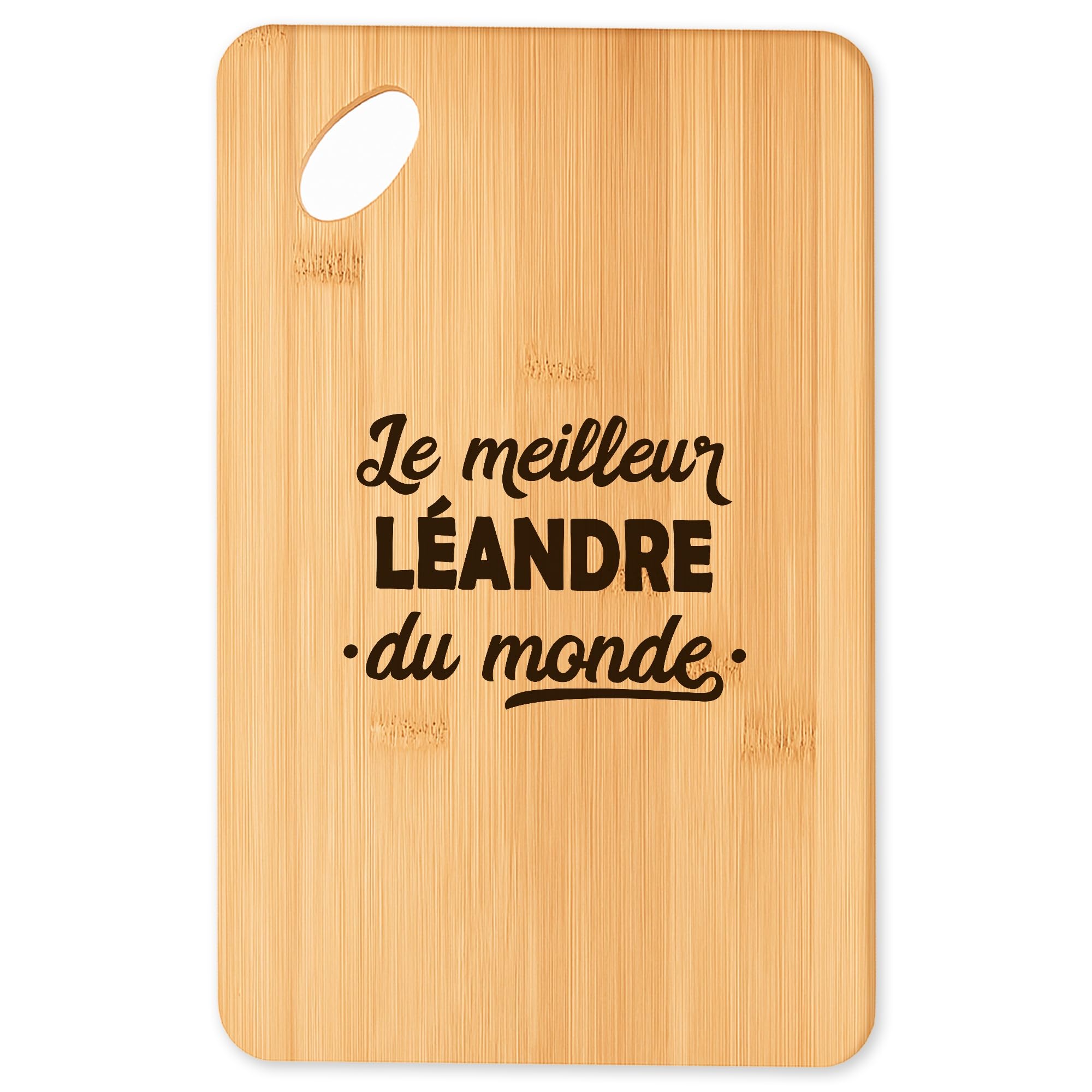 Planche à découper en bambou Super Leandre 2 pour vos apéros et barbecues conviviaux
