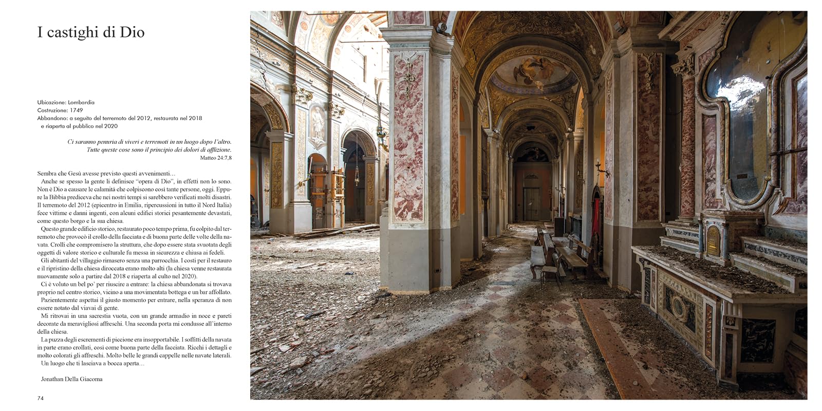 Chiese abbandonate. Viaggio tra chiese, cimiteri e conventi dimenticati