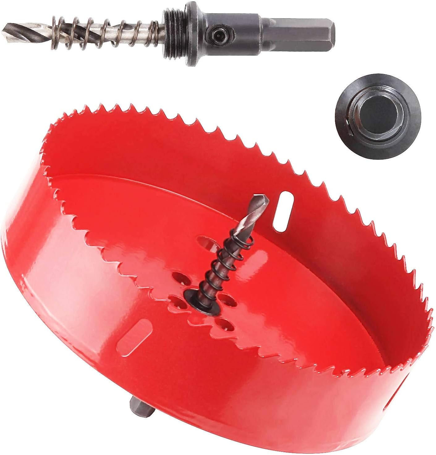 6 inch Hole Saw, LANIAKEA 150mm HSS Hole Saw Blade for Cornhole Boards