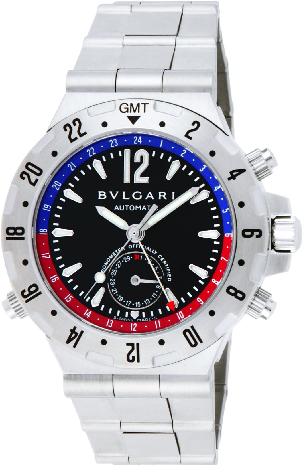 Bvlgari Diagono Aria Mens Watch GMT40SSD
