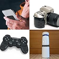 Vista 6 de 6 piezas de cinta de agarre para teléfono, calcomanías de agarre para dedos, kit de tracción adhesiva para fundas de teléfonos celulares, mouse, 6