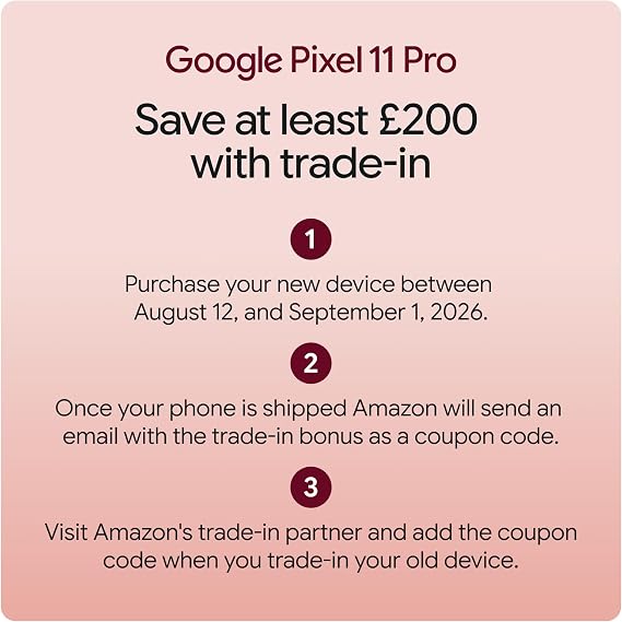 Google Pixel 11 Pro – Unlocked Android Smartphone - Obsidian, 1TB